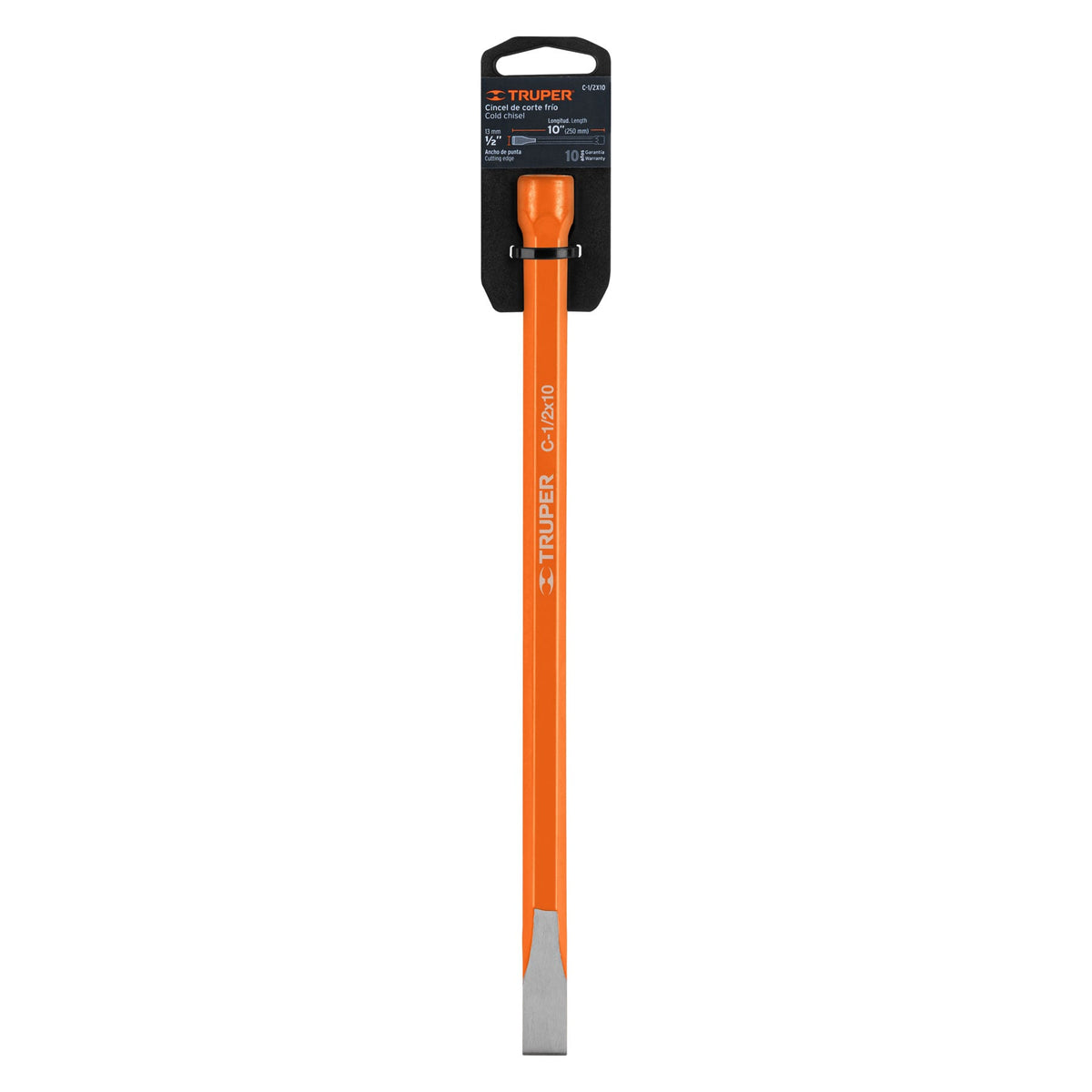CINCEL DE CORTE FRIO 1/2X10 PLG TRUPER 12121