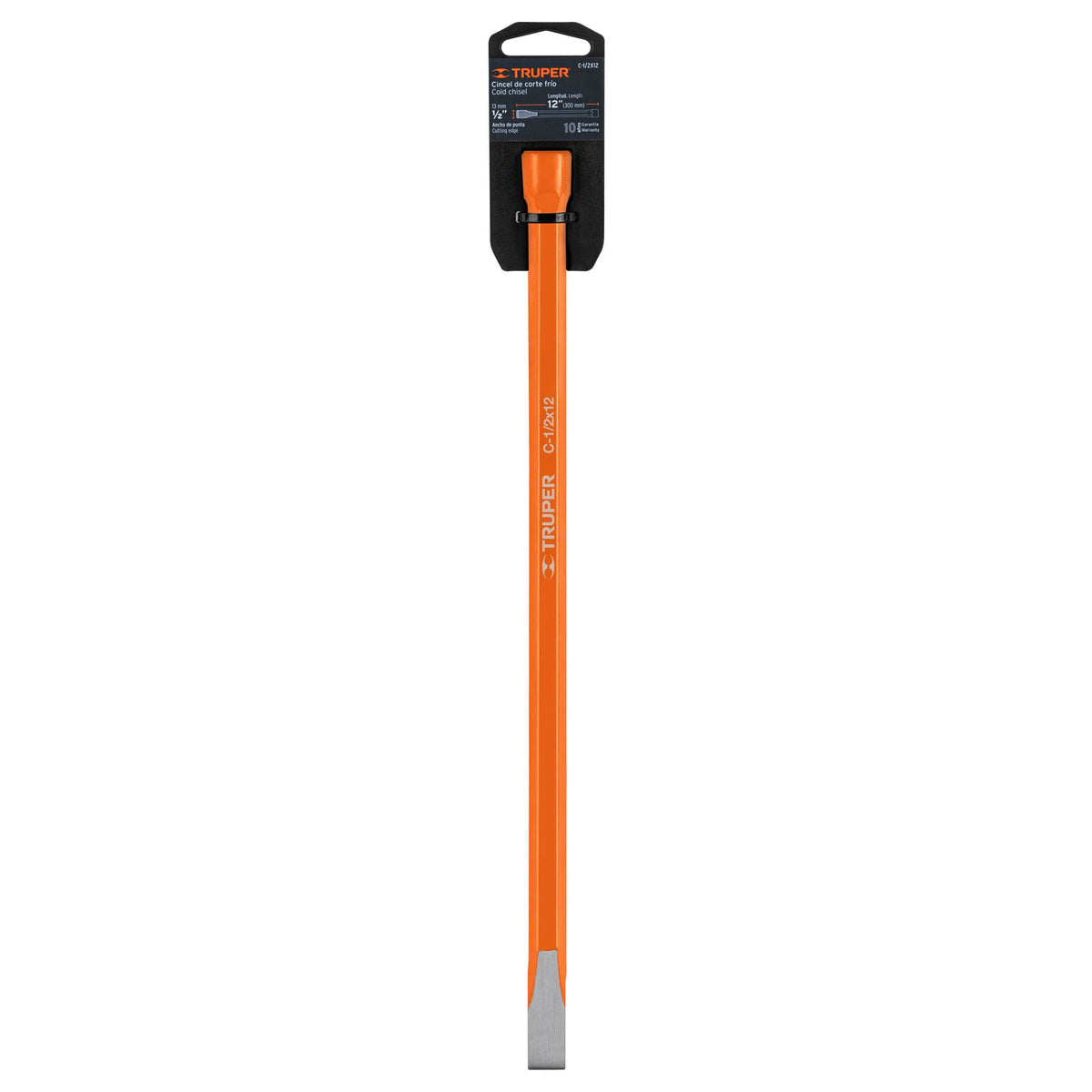 CINCEL DE CORTE FRIO 1/2X12 PLG TRUPER 12124