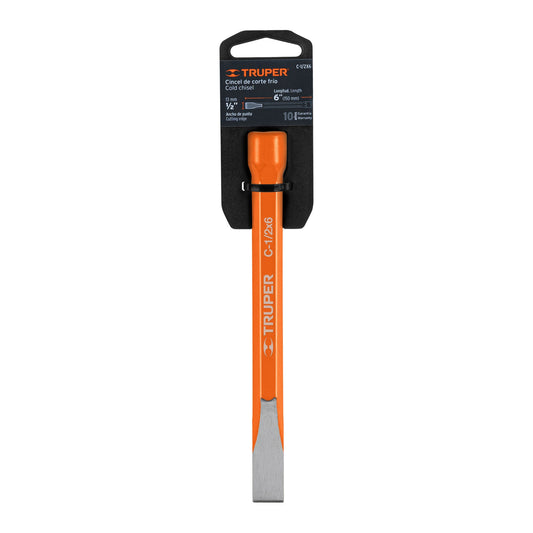 CINCEL DE CORTE FRIO 1/2X6 PLG TRUPER 12115