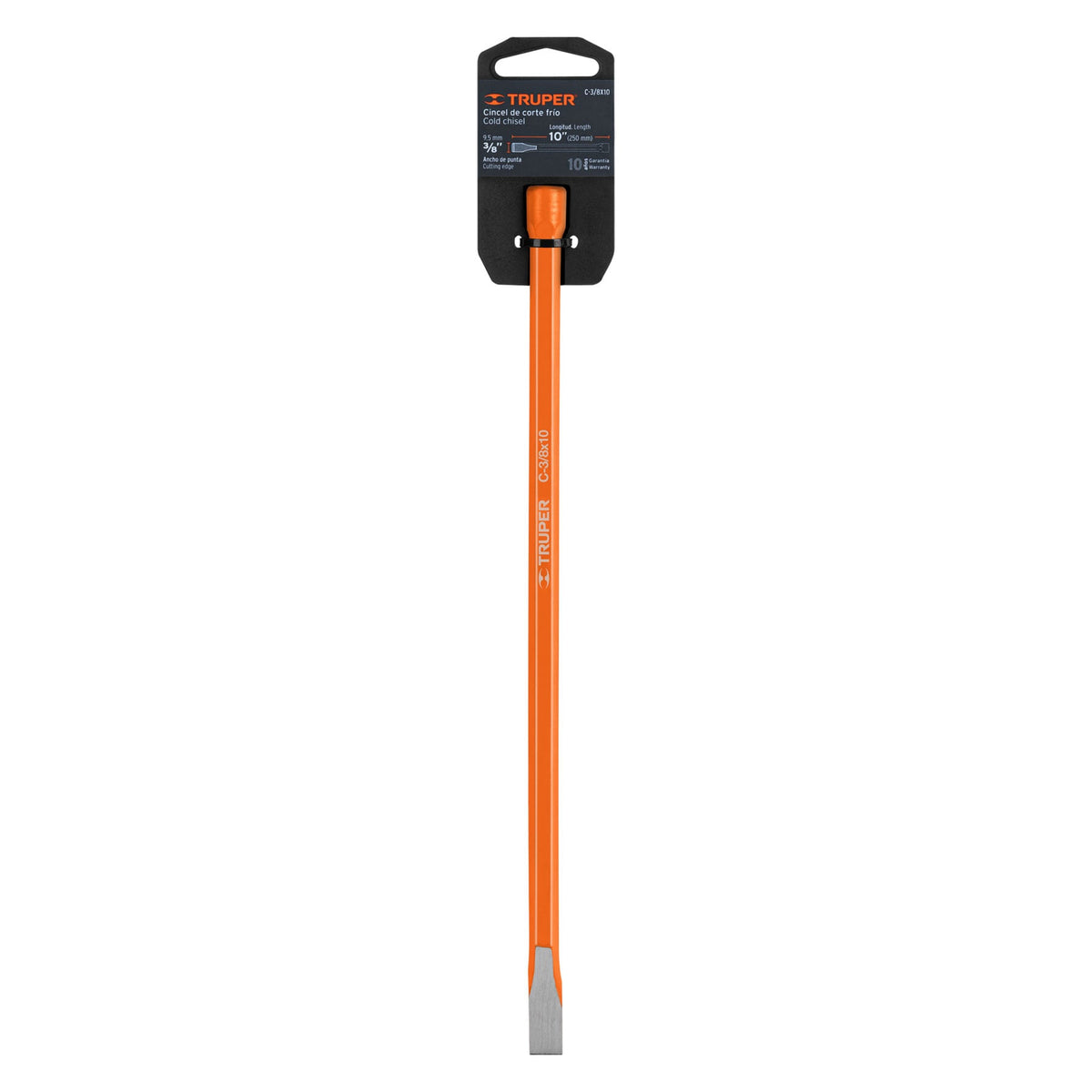 CINCEL DE CORTE FRIO 3/8X10 PLG TRUPER 12112