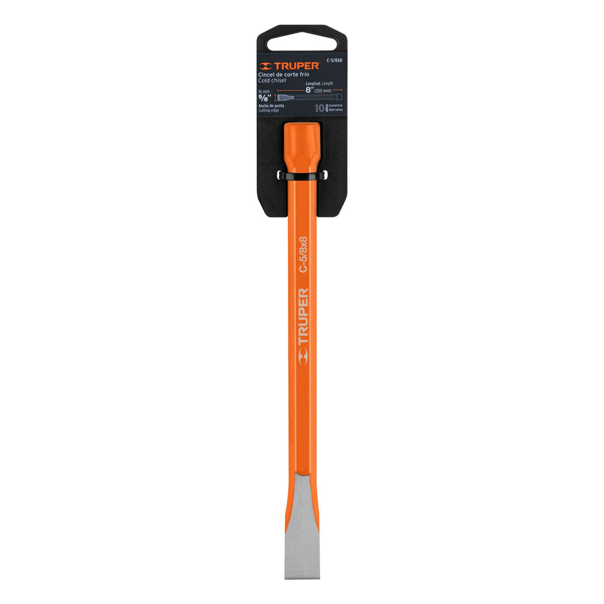 CINCEL DE CORTE FRIO 5/8X8 PLG TRUPER 12130