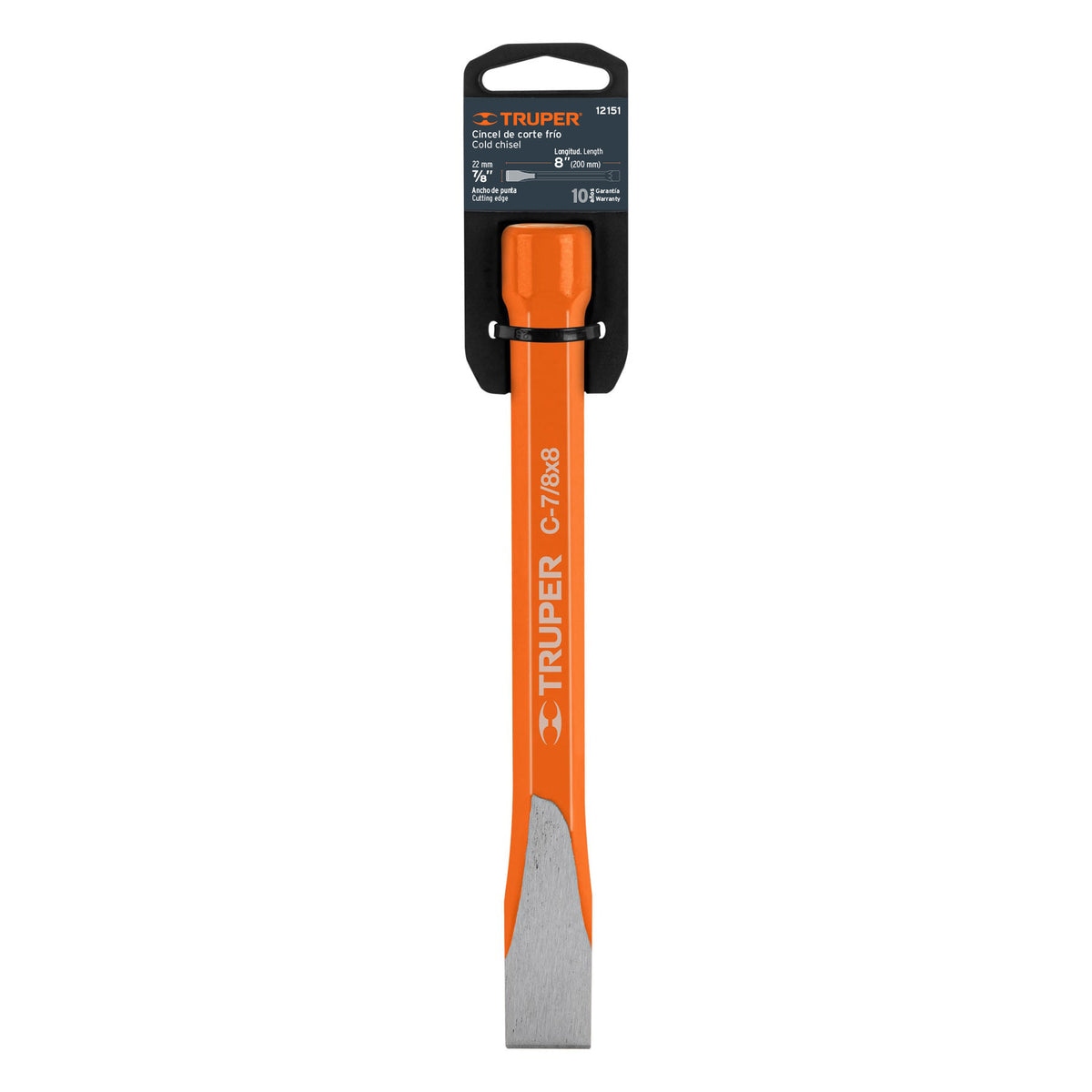 CINCEL DE CORTE FRIO 7/8X 8 PLG  TRUPER 12151