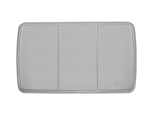 PLACA CIEGA PLATEADA BPA ELECTRIC CBT0001GR