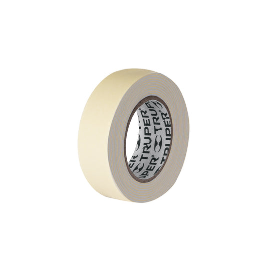 CINTA DOBLE CARA BLANCA 19MMX5M TRUPER 11725