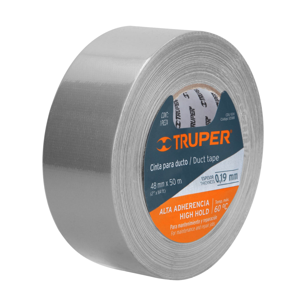 CINTA PARA DUCTO 48MMX50M 12588 TRUPER