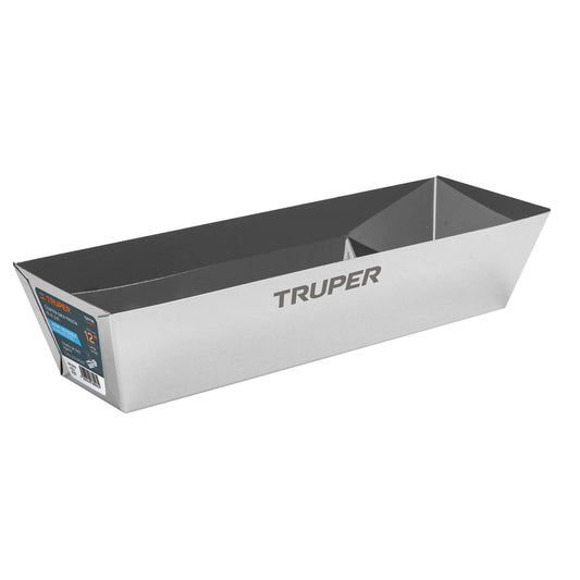 BANDEJA PARA TABLA YESO ACERO INOXIDABLE 12PLG TRUPER 100798