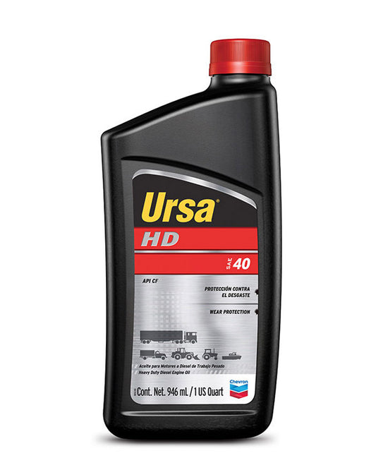 ACEITE LUBRICANTE PARA MOTOR URSA HD SAE 40  1/4