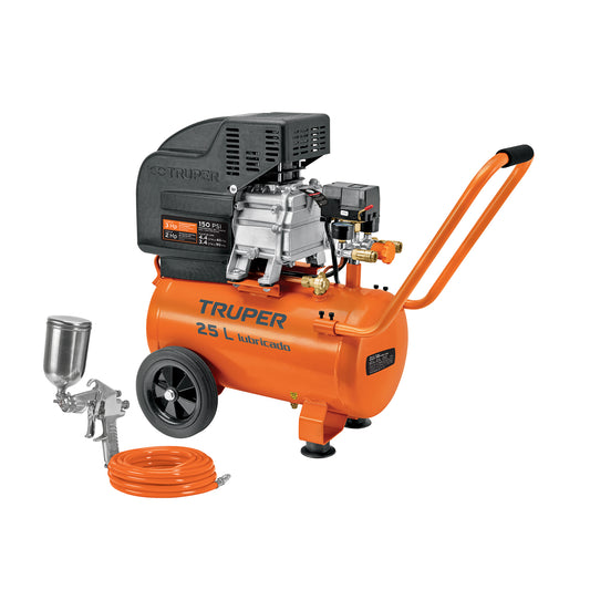 COMPRESOR DE AIRE DE 25 LITROS TRUPER 100300