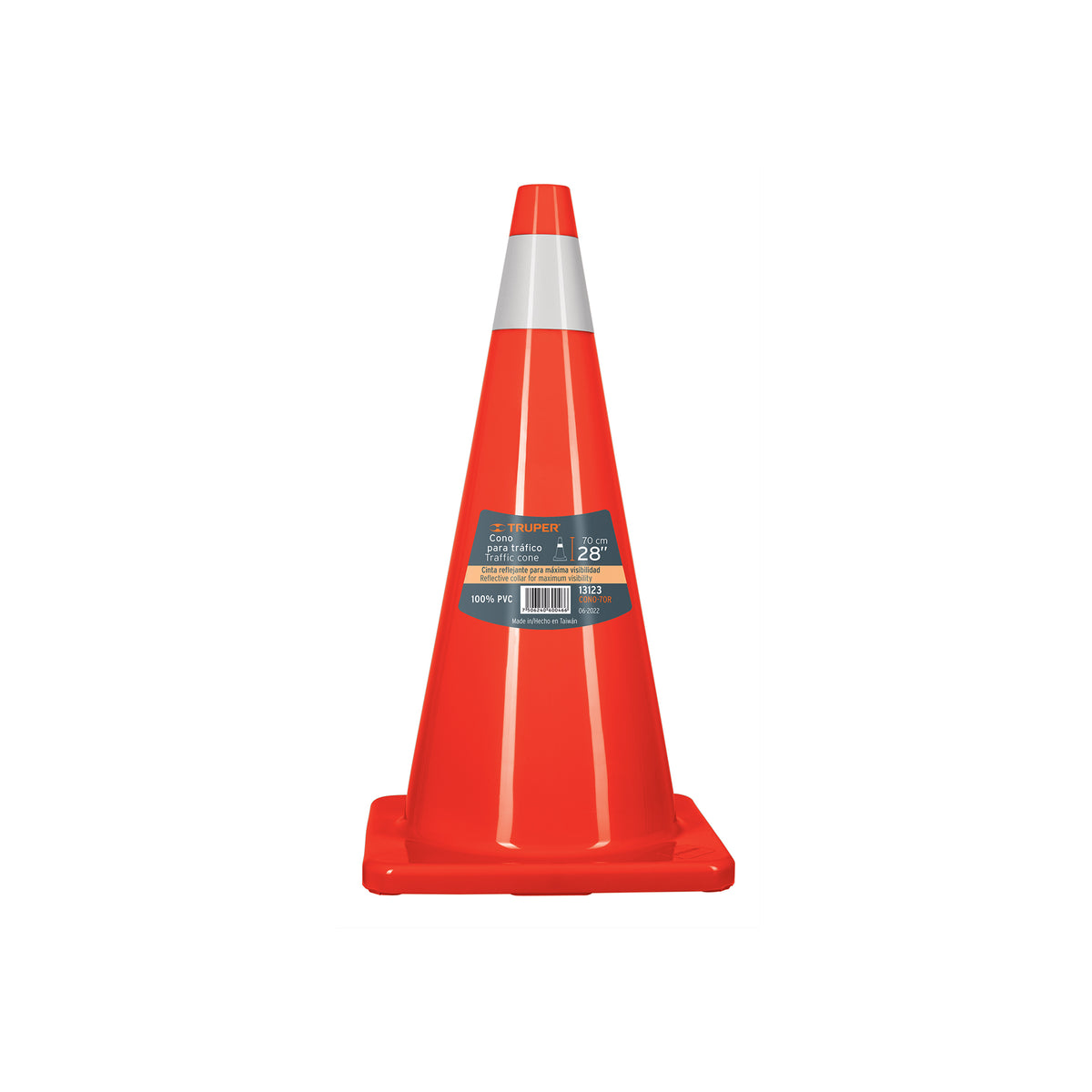 CONO PARA TRAFICO DE 70 CM TRUPER 13123