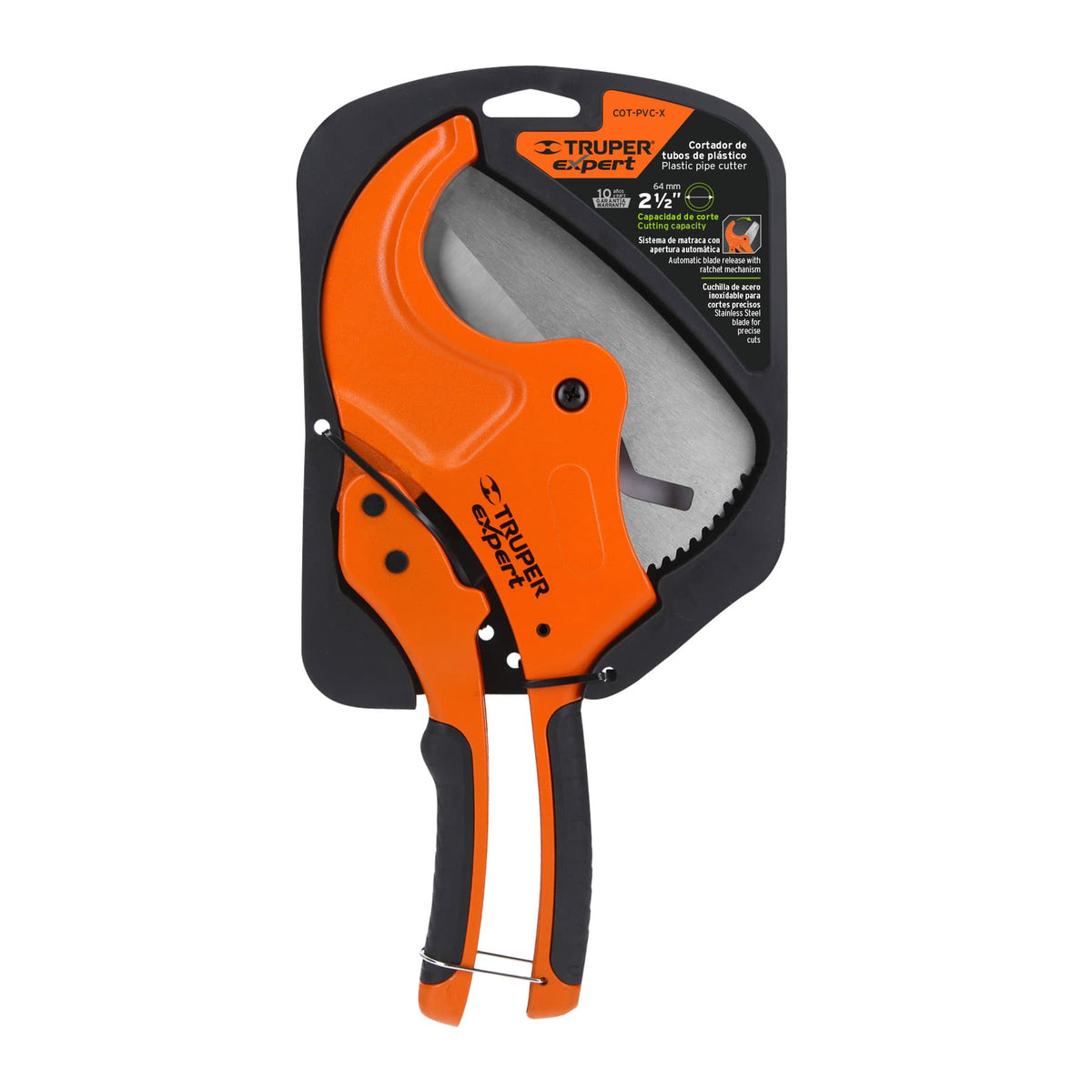 CORTADOR DE TUBO PVC DE 2 1/2PLG TRUPER 12867