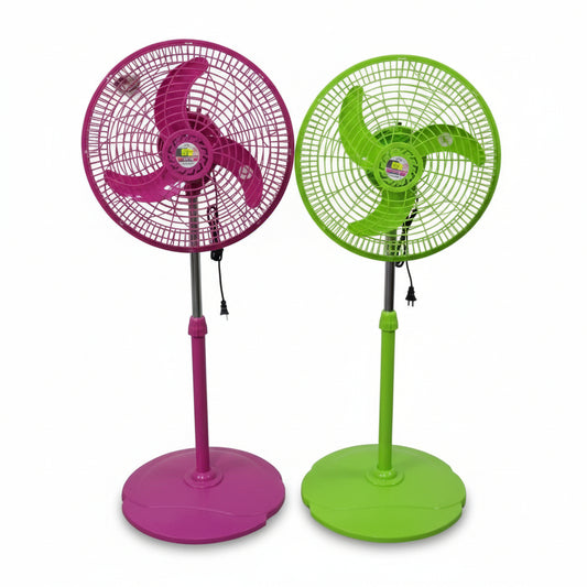 VENTILADOR DE PEDESTAL NEON SURTIDO 16PLG TY-1601GBP-F AMERICAN STAR