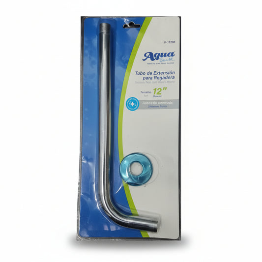 BRAZO DE EXTENSION PARA REGADERA 12PLG AQUA BLUE P-11266