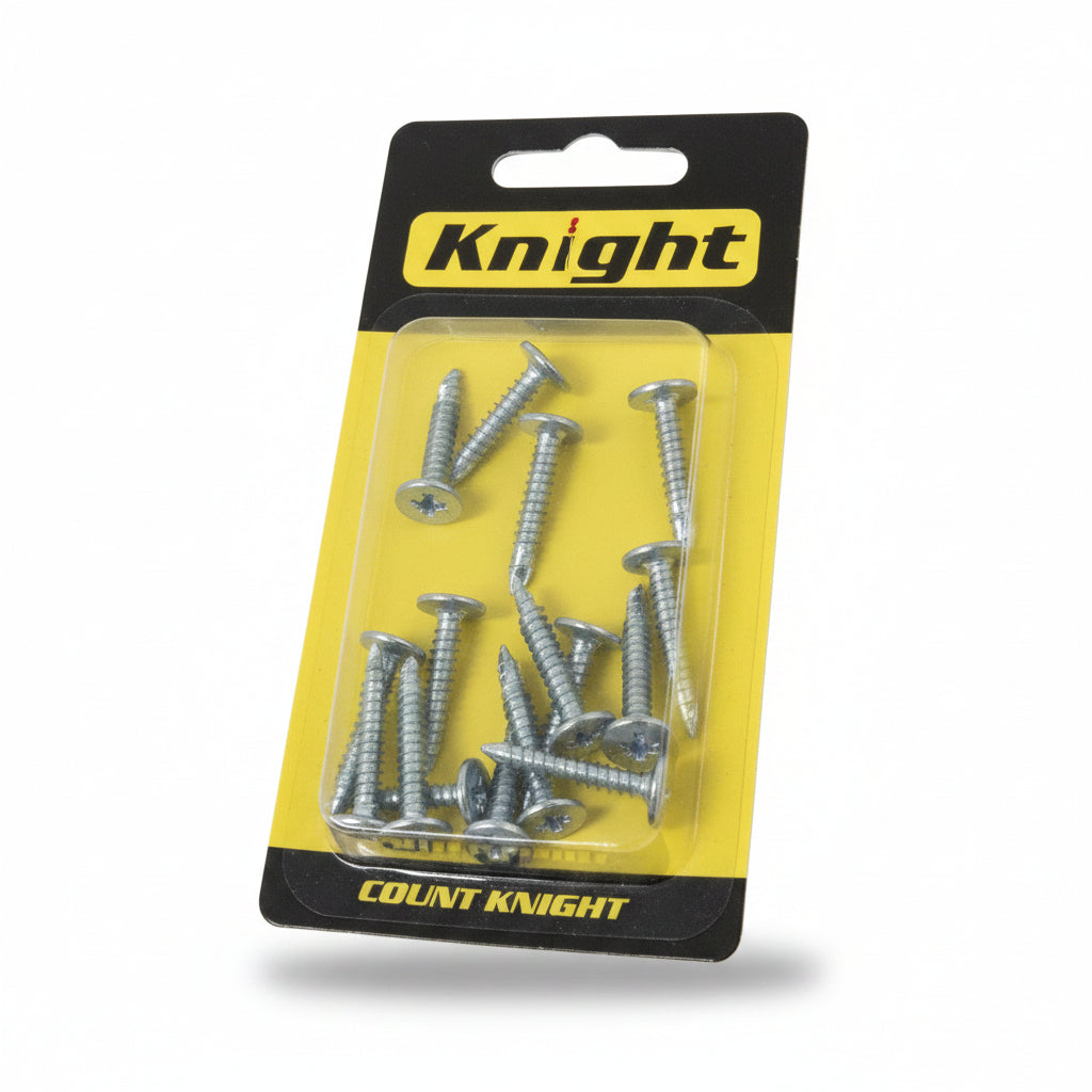 SET DE TORNILLO K-LATH PUNTA BROCA  GALVANIZADO CABEZA SEGMENTADA