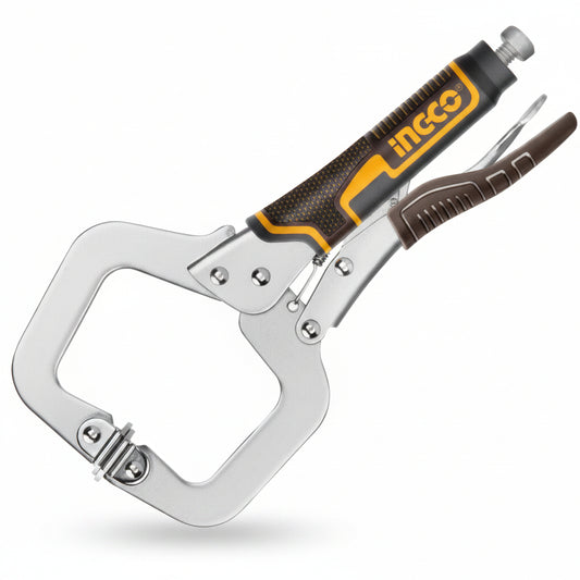 PINZA DE PRESION TIPO C 7.94 CM 11PLG MORDAZA AJUSTABLE INGCO HCCIW0211
