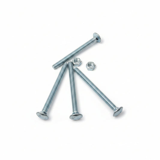 PERNO CABEZA REDONDA GALVANIZADO 1/4X3PLG CON TUERCA