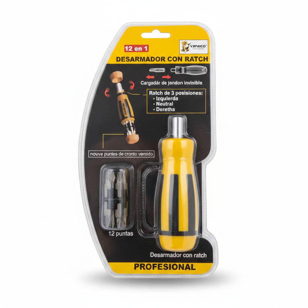 DESARMADOR MULTIFUNCIONAL CON RATCH VIKINGO AT-702