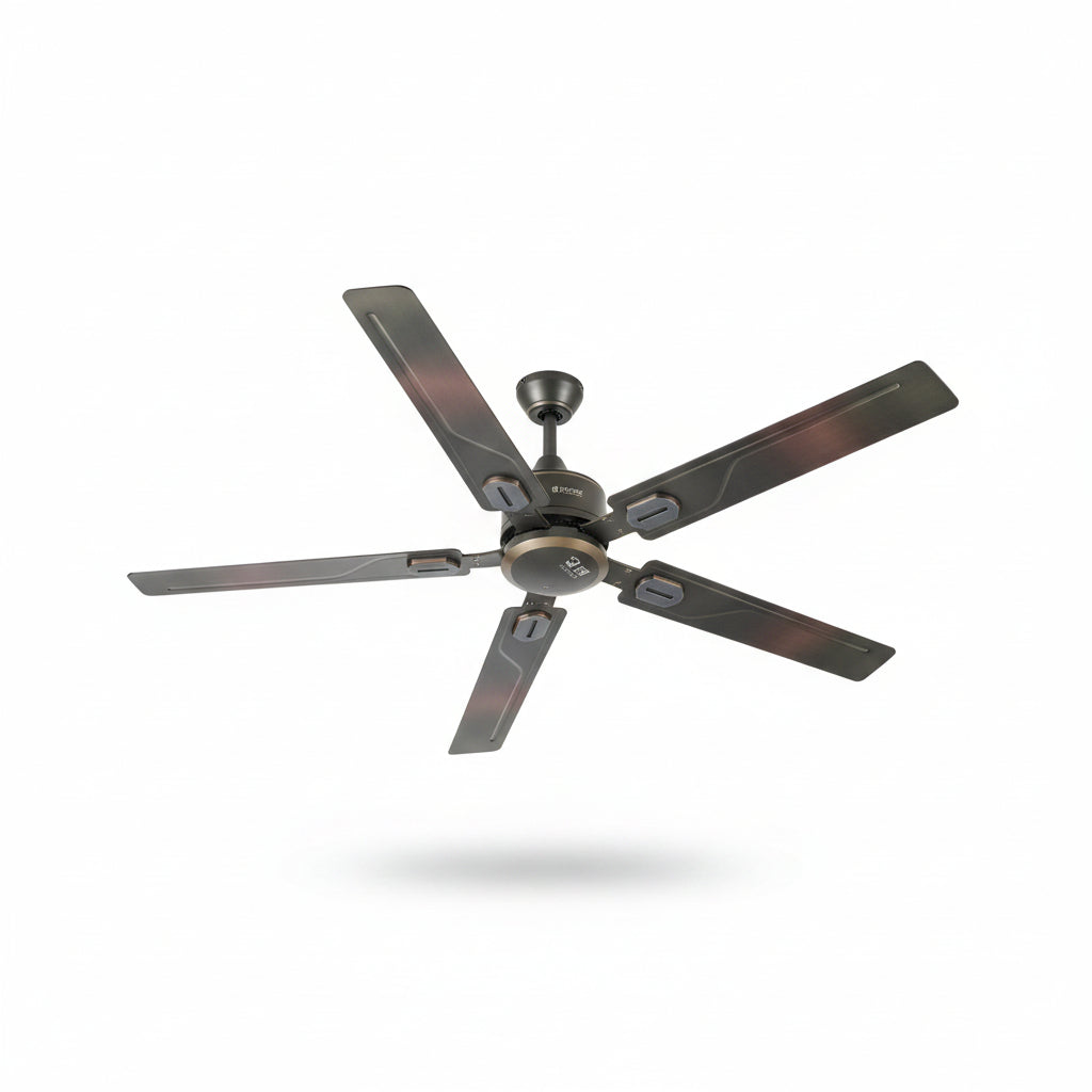VENTILADOR DE TECHO 5 ASPAS SIN LUZ PLATEADO 53X33X27 CM FS 210 UNIDAD