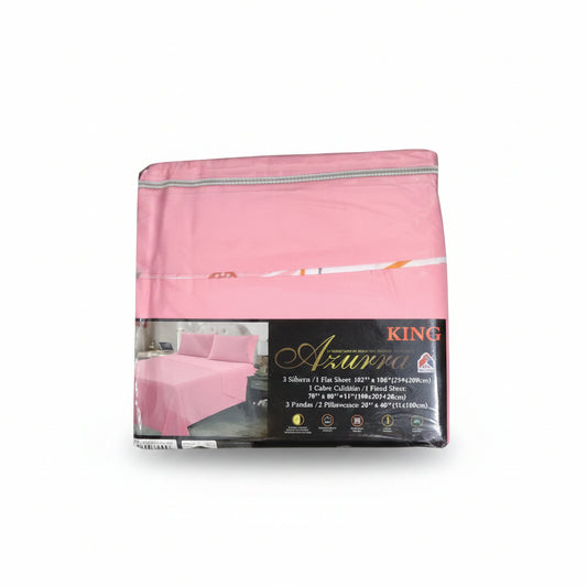 SET DE SABANAS 4PCS KING LISA SURTIDO CRY-30187