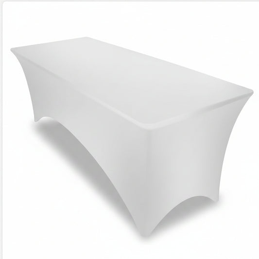 FORRO BLANCO ELASTICO PARA MESA PEGABLE 21.5X65X24 PLG KIS-76749