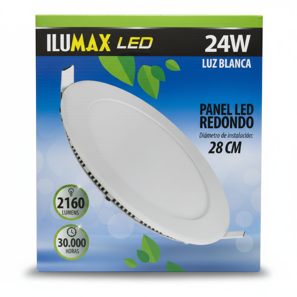 PANEL LED REDONDO DE EMPOTRAR 24W ILUKON 64216524A