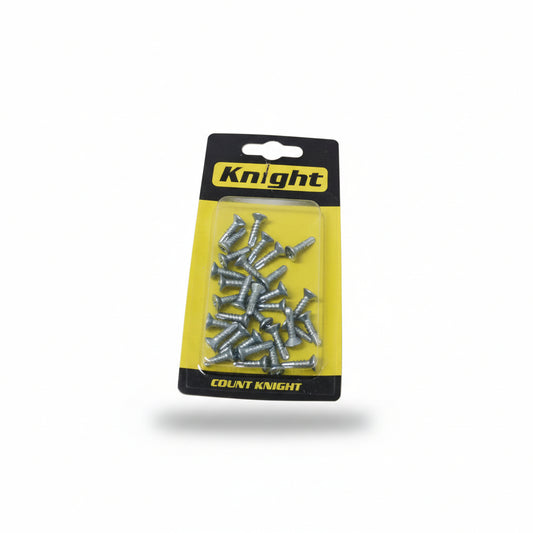SET DE TORNILLO  PUNTA BROCA GALVANIZADO 8X5/8 CABEZA PLANA KNIGHT
