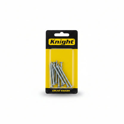 SET DE TORNILLO PUNTA BROCA  GALVANIZADO DE 8X1 1/2 PLG CABEZA PLANA