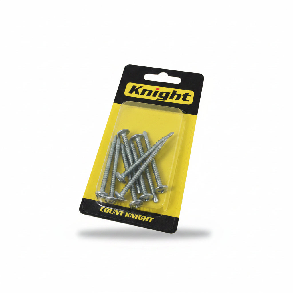 SET DE TORNILLO K-LATH PUNTA BROCA  GALVANIZADO CABEZA SEGMENTADA