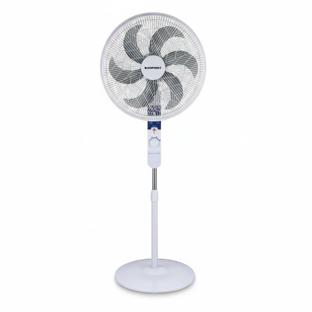 VENTILADOR DE PEDESTAL BLAUPUNKT 18 PLG 3 EN 1 BLANCO CON FUSION REPELENTE BFS005
