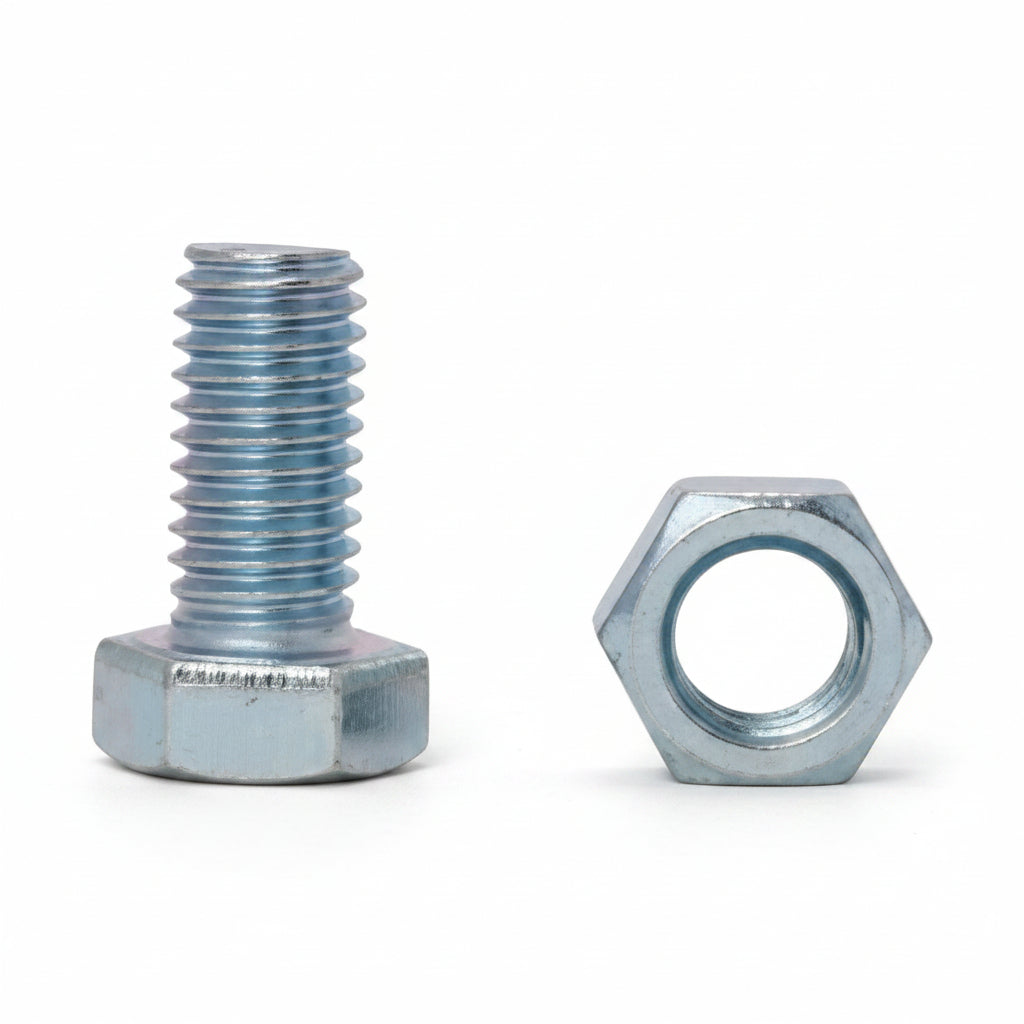 PERNO HEXAGONAL GALVANIZADO CON TUERCA 1/2X1PLG