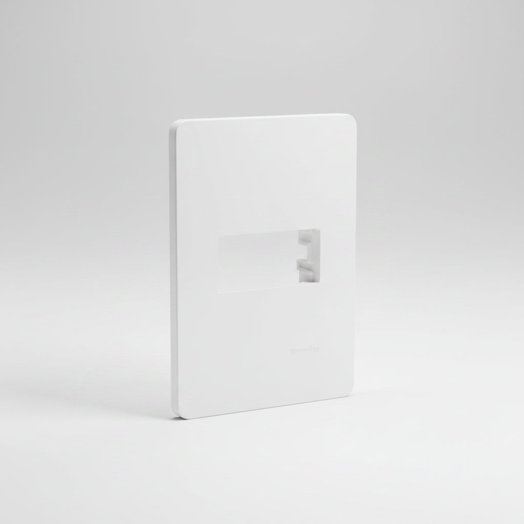 PLACA 1 VENTANA MATRIX BLANCA JF BM21