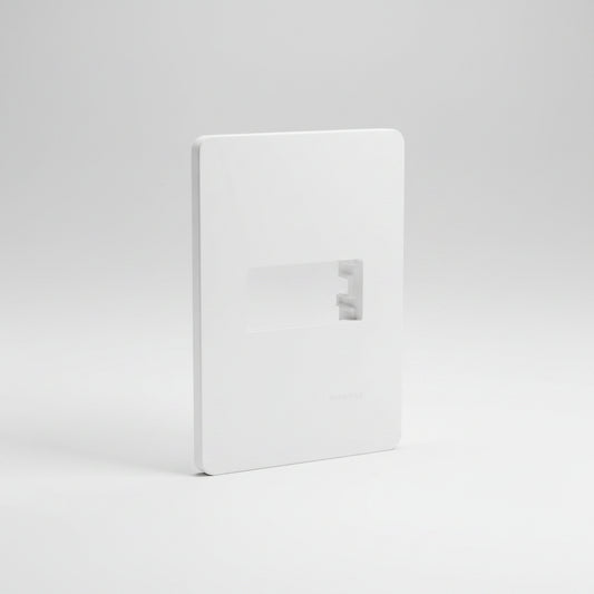PLACA 1 VENTANA MATRIX BLANCA JF BM21