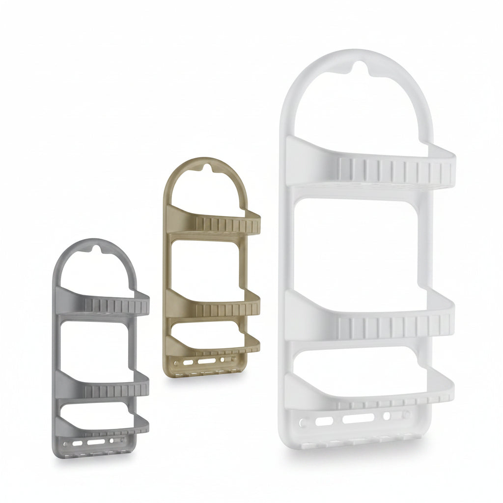 ORGANIZADOR PLASTICO PARA DUCHA 3 NIVELES SURTIDO 09165