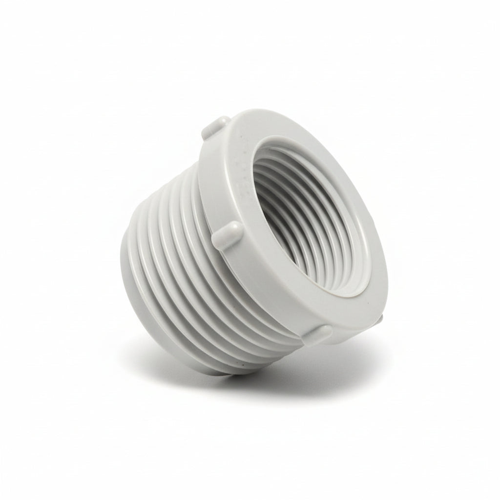 ADAPTADOR PVC GRIS CON ROSCA 1X3/4PLG AQP-23330