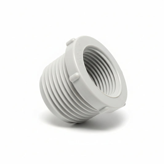 ADAPTADOR PVC GRIS CON ROSCA 1X3/4PLG AQP-23330