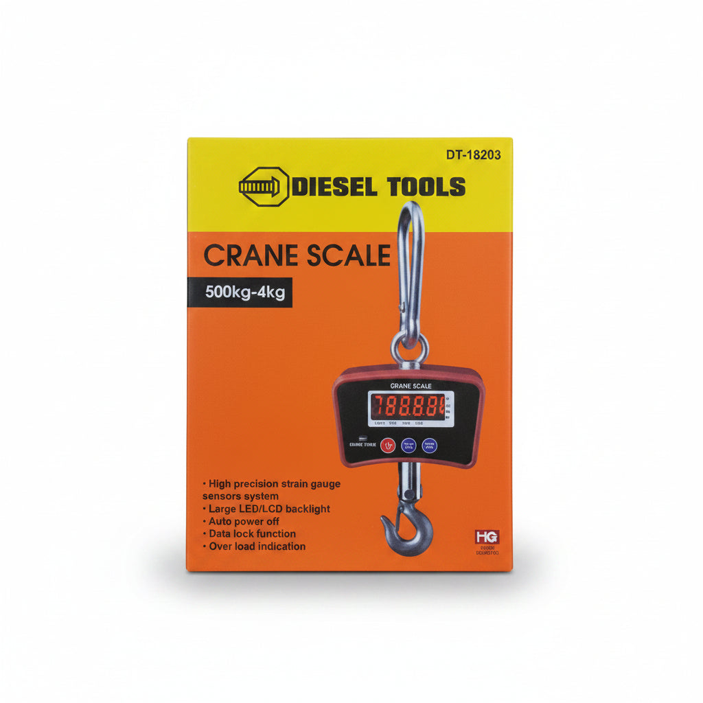 BASCULA DIGITAL CAPACIDAD MAXIMA DE 500 KGS DT-18203 DIESEL TOOLS