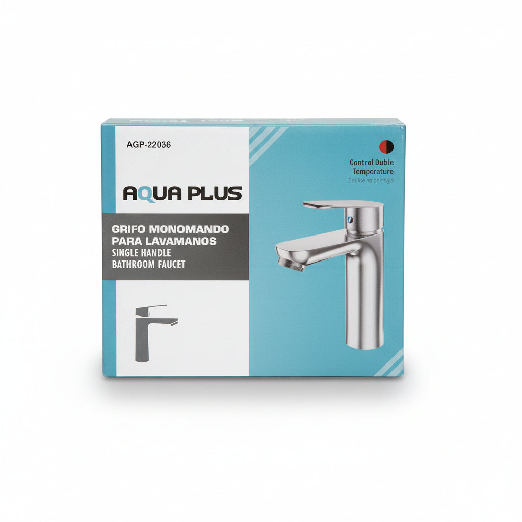 GRIFO PARA LAVAMANOS MONOMANDO AQP-22838
