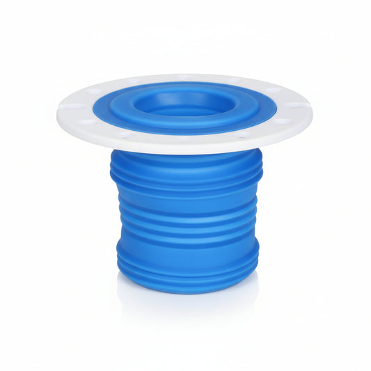 BRIDA FLEXIBLE LARGA 4PLG LONG 18CM AQUA BLUE P-10009