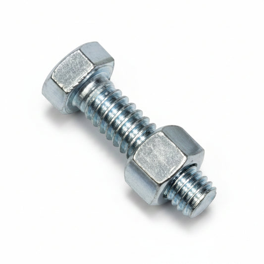 PERNO HEXAGONAL GALVANIZADO CON TUERCA  1/4X1 PLG