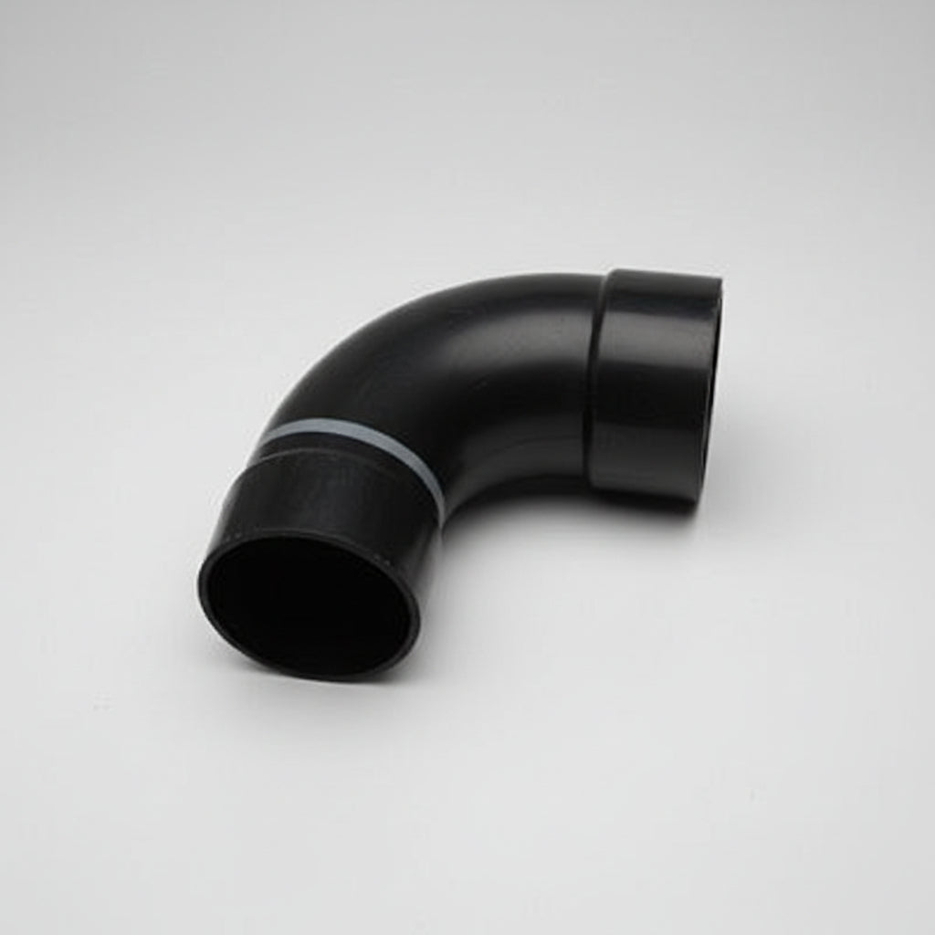 CURVA PVC NEGRA DE 6X90 PLG