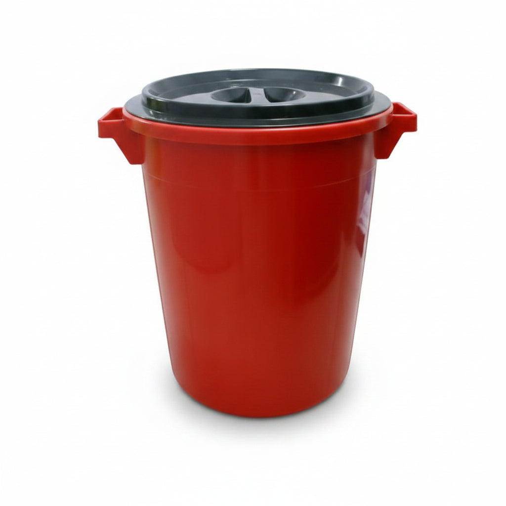 DEPOSITO DE 70 LT MULTIPLE USO COLOR ROJO UNIDAD
