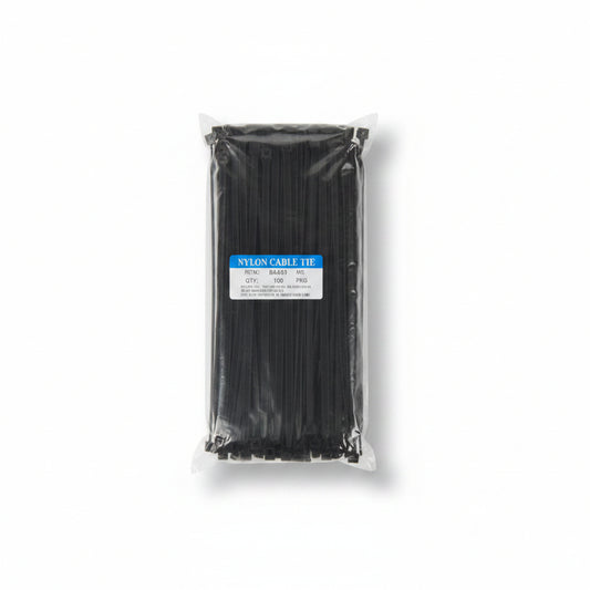 CINCHO PLASTICO 8X40 CM 100 PZAS BOLSA