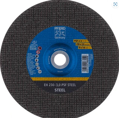 DISCO PFERD CORTE METAL DE 9 PLG 228.6X3.18MM 1851853