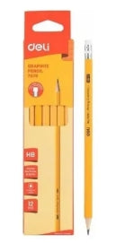 LAPIZ ESCOLAR AMARILLO 12PCS DELI