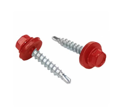 TORNILLO ROJO PARA LAMINA ZINTRALUM 5/16X1 (12X1)