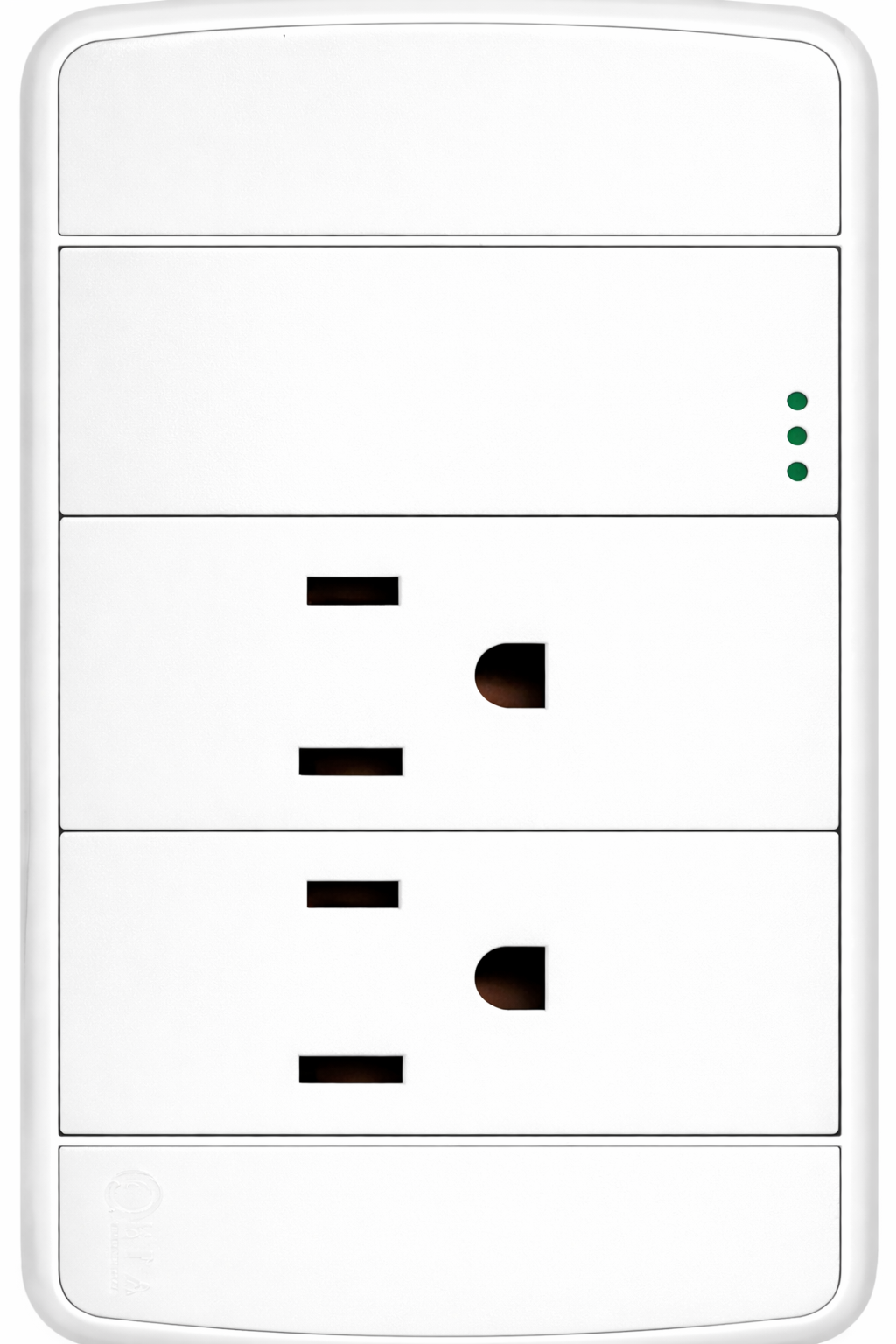 RECEPTACULO DOBLE MAS INTERRUPTOR BLANCO BPA ELECTRIC CT00015BL