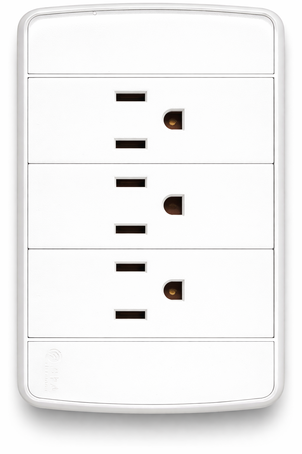 RECEPTACULO TRIPLE BLANCO ABPA ELECTRIC CT00006BL