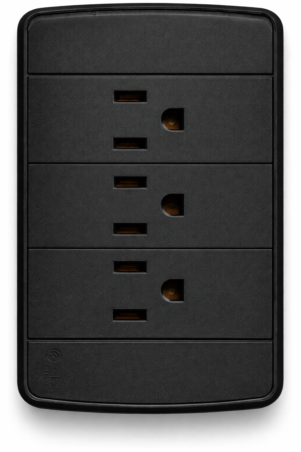RECEPTACULO TRIPLE NEGRO ABPA ELECTRIC CT00004NG