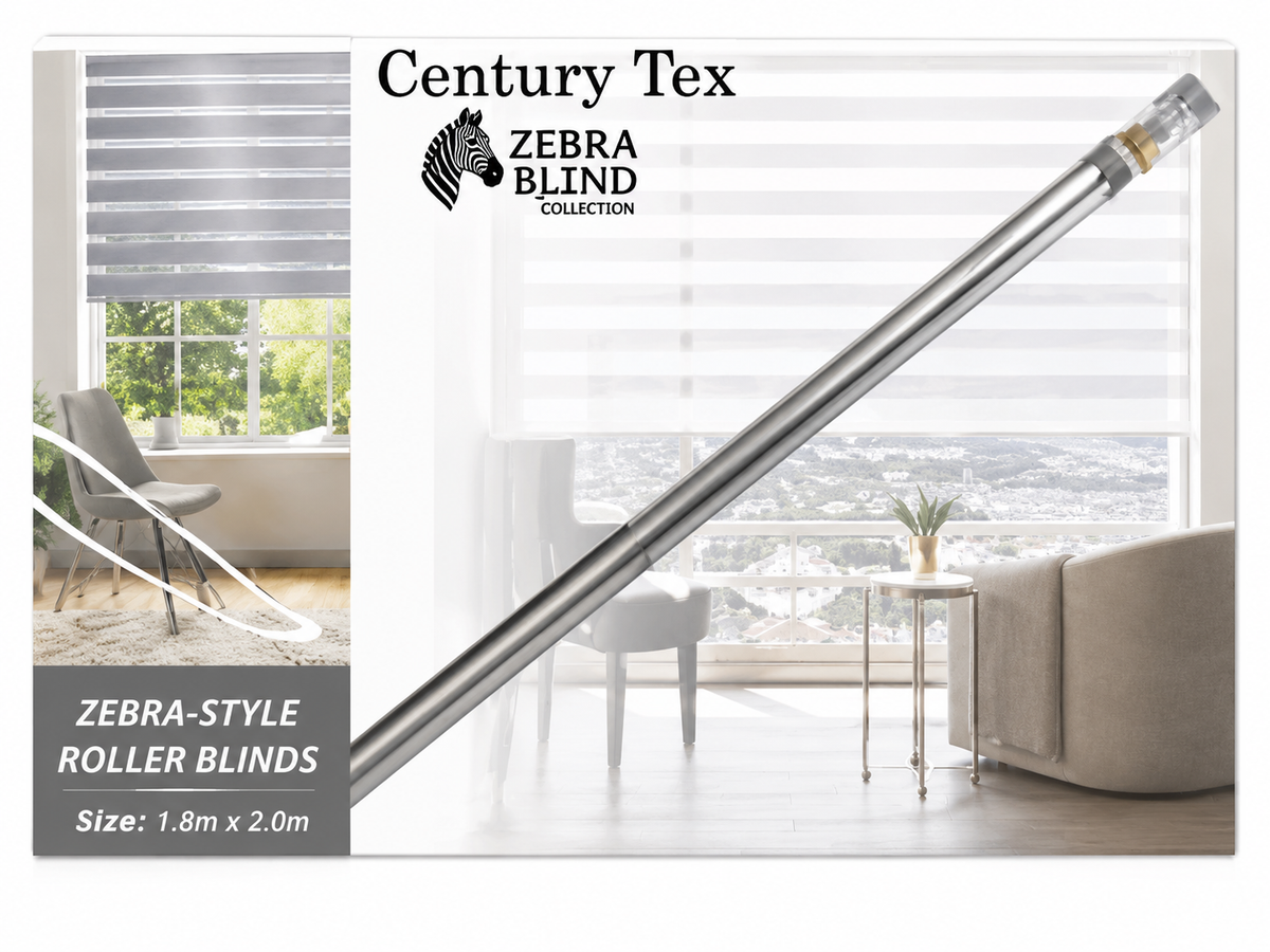 PERSIANA ROLLER TIPO ZEBRA- GRIS 1.80X2M CT-92140