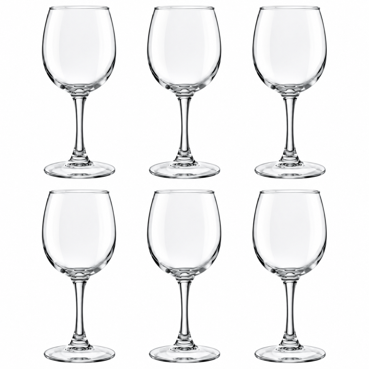 SET COPA DE VIDRIO 6PZAS GLORECA GL3711