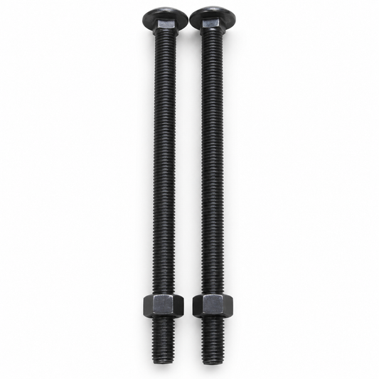 PERNO CABEZA REDONDA NEGRO 3/8X6PLG CON TUERCA